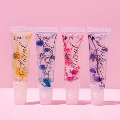 China Moisturizing Lip Oil Plumper Non-sticky And Long-lasting Dry Flower Lip Gloss for sale