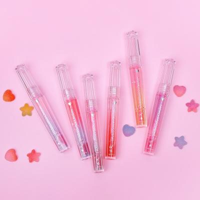 China Magic Temperature Color Change Glass Clear Lip Oil Natural Moisturizing Cruelty Free Non Sticky Texture for sale