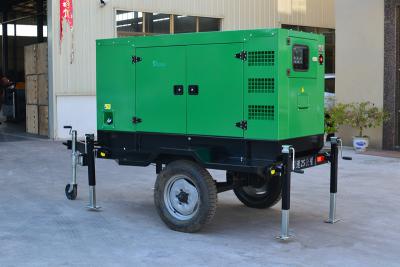 China 20KW aan Mobiele Genset Trailer Diesel Generator For het Huisluifel van 400KW Te koop