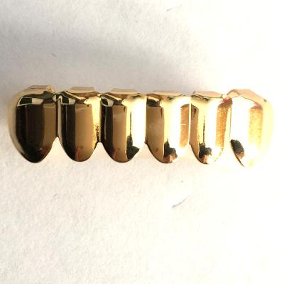 China Simple hip hop charm brass jewelry gold grillz teeth for sale