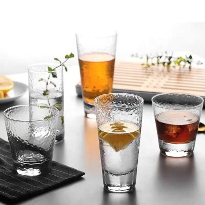 China New classic/postmodern high quality clear goblet of drinking glass, water glass tumbler/drinking glass for sale