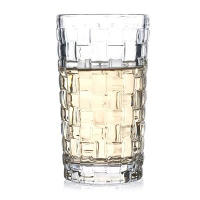 China New Unbreakable Whiskey Water Cup Juice Milk Glass Vase Classic/Postmodern or Glass Lead-free Glassware for sale