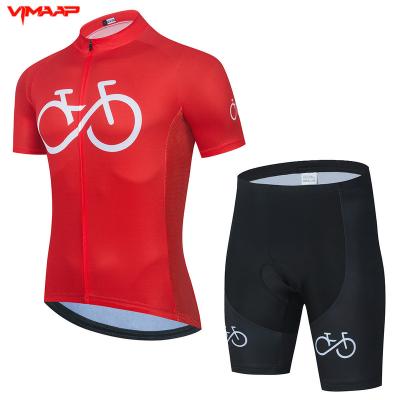 China Breathable Custom Moisture Absorbing Wobbing Wear Short Sleeve Sweat Cycling Suit For Summer Running Sports for sale