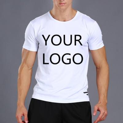 China Jogging Shirts Ropa Deportiva Hombre Sports Wear Fitness T-shirts Bodybuilding Running Anti Shrink Tank Top for sale