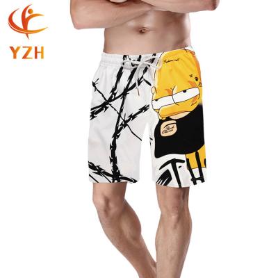 China 100% breathable polyester mens swimwear printed cudtom to design your own board shorts for beach for sale