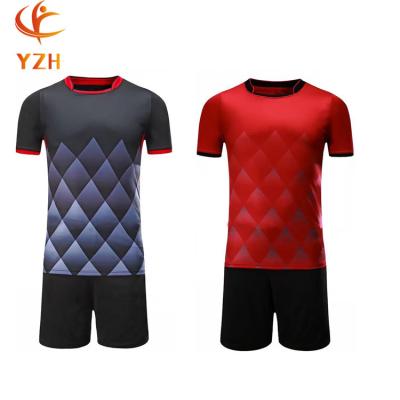 China Wholesale OEM ODM Mens Sportswear Soccer Football Uniform Jersey Model Sets New for sale