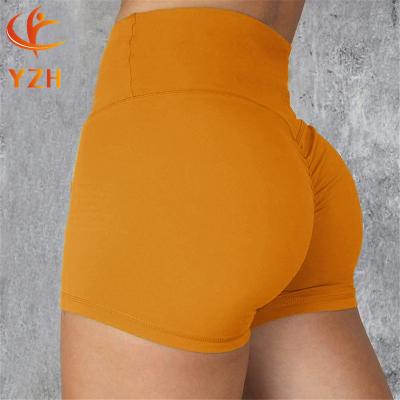 China Antibacterial High Waisted Butt Sport Shorts Crac! crack!, womens workout yoga shorts for sale