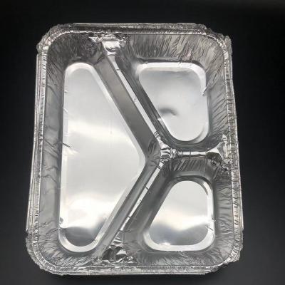 China Eco - Friendly Disposable Food Grade Aluminum Foil Container for sale