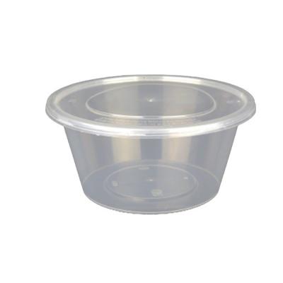 China Microwave Safe Round 1250ml Plastic Food Container for sale