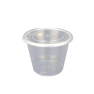 China Microwave Safe Round 2000ml Plastic Food Container for sale