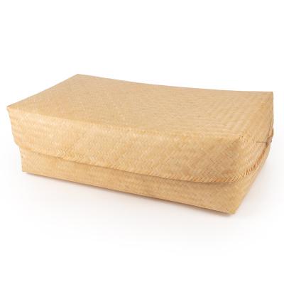 China Eco Sustainable Wholesale Handmade Woven Caskets Pet Coffin And Casket Bamboo Material Coffin For Pet Dog Cat Green Burial And Cremation for sale