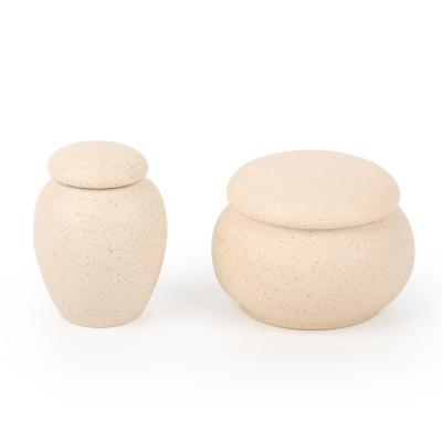 China Mini Urn 50ml Viable For Ashes Keepsake Urn Ceramic Pet Small Cremation Cremates Pet Fur Memorial Keepsake Ready To Ship for sale