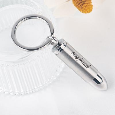 China Coral Pet Stainless Steel Memorial Urn Key Chain Small Mini Metal Pet Urn Keepsake Dog Cat Viable Animal Cremation Ashes for sale