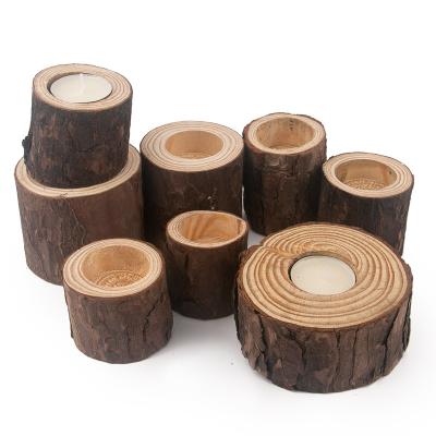 China Sustainable Coral Pet Candle Holder Natural Wood Burial Supplies Tree Branch Candle Holder Candle Glow Candlestick Creative Wooden Wood for sale