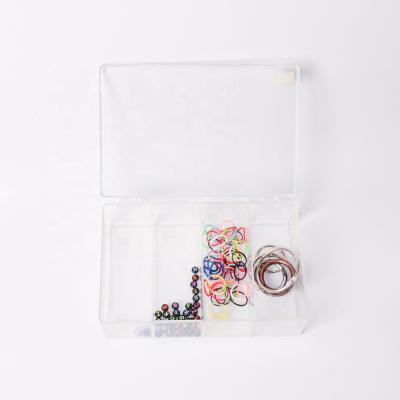 China 20821 4 viable space plastic storage boxes for pills, herbs, small beads, crafts, jewelry accessories for sale