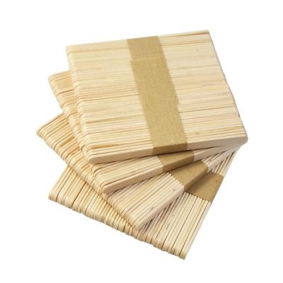 China China 31001 50Pcs 115*10mm Natural Jumbo Wooden Stick For Kids DIY Craft Project for sale