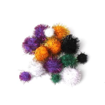 China China CN2037-1884 300PC Mixed Glitter Pom Poms Ball Kids DIY Craft Kit Crafts Supplies Sets for sale