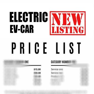 China Electric vehicle catalog leather quote and ev-car price brochure for sale