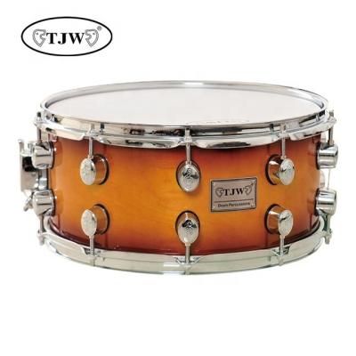 China White Coated Drum Set Professional JW14-T9 High Grade Lacquer Snare Drum 14