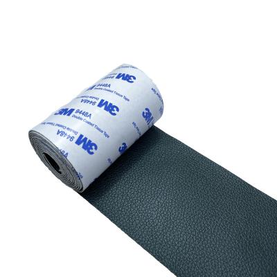 China 7.6*50CM Waterproof Adhesive Leather For Sofas Repair Adhesive Leather for sale