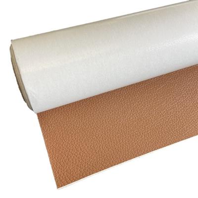 China Stain Resistant Self Adhesive Leather Patch 30*60CM Self Adhesive PU Leather for sale