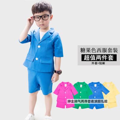 China Casual Multicolor Baby Clothing Sets Candy Colored Vest Costume for sale