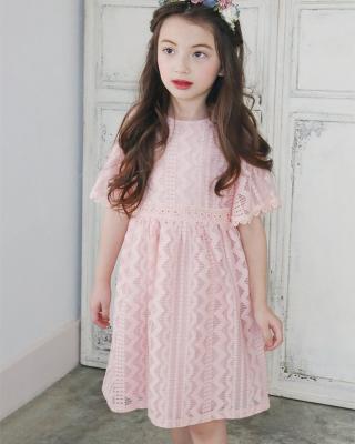 China Anti-Static Boutique Girls Dress Children's One-piece Fancy Wedding Dress Long In Cheap Price for sale