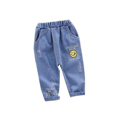 China Wholesale Color Fade Proof Low Price Kids Clothes Waist Hip Hop Kids Jeans Elastic Wholesale Websites for sale