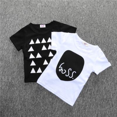 China New fashion trend anti-pilling cotton baby fancy summer wear soft thin t-shirts for sale