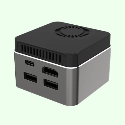 China Mini Fanless Fanless 2.4G/5.0G Wi-Fi BT 4k Mini Pc Pocket M.2 Wire M.2 Quad Core 4 Computer 8GB RAM DDR4 Mini PC Computer 8GB for sale