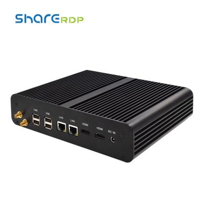 China Fanless+Aluminum Alloy Metal Case Mini Bamboo Cheese PC i3 ​​i5 i7 Fanless Mini Board for sale