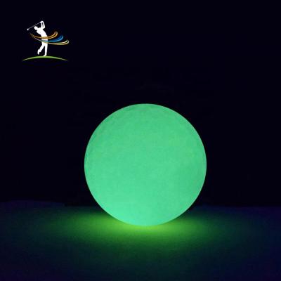 China Practice In The Night Best Of Range Price Customized Golf Ball Glow In The Dark Ball for sale