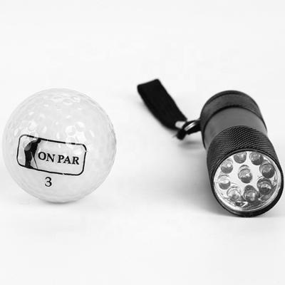 China Practice In The Range V1 Night Glow Hot Selling Golf Ball With 1 UV Flashlight Golf Ball Night for sale