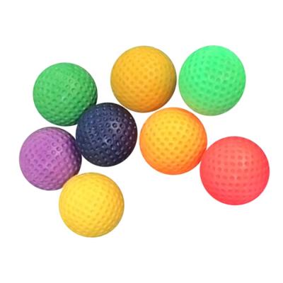 China Wholesale Golf Balls Color Range Balle De Golf Mini Practice Training Light Golfballs for sale