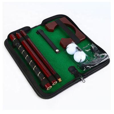 China Practice in the Range Custom Indoor Executive Desktop Golf Putter Boxed Golf Gift Set for sale