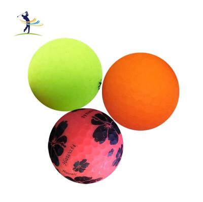 China Wholesale Multicolor Golf Balls For Tournament Best Sale Smart Matte Finished Tournament Golf Balls Colorful for sale