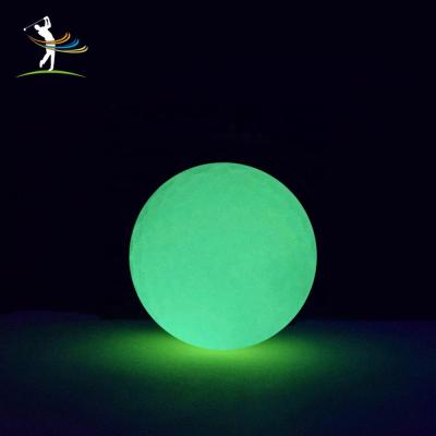 China Practice In The Range Best Luminous Ball Masterpiece Selling Golf Ball For Dark Night Golf for sale