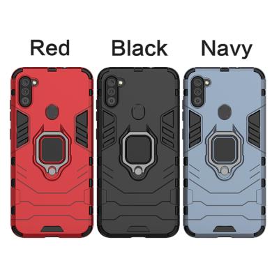 China Shockproof Clean Channel Armor Black Panter For Samsung A11 2020 Magnetic Case Phone Back Cover Holographic Phone Case Wholesale for sale