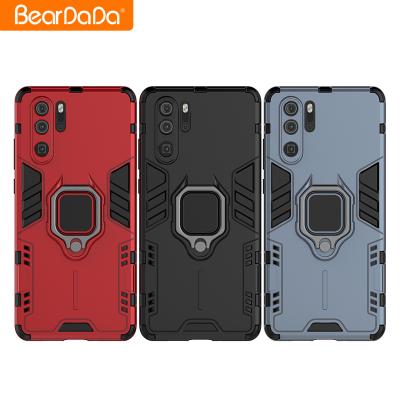 China 2021 Mode Shockproof Compatible Phone Case With Kickstand For Huawei P30 PRO Dual Layer Heavy Duty Hybrid Shockproof Cover for sale