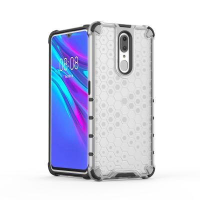 China Factory price honeycomb tpu PC bumper protective cell phone case TPU PC case for oppo f11 pro clear case for sale