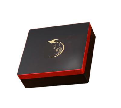 China Recycled Custom Embossing Gift Box and Base Gift Box Materials Gold Foil Packaging Box With Custom Printing Logo for sale