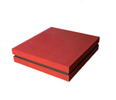 China Custom High Quality Recycled Materials Book Shape Gift Box Paper Cardboard With Inner EVA for sale