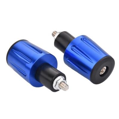 China Modern CNC Motorcycle Handle Bar Ends Xinli Vehicle Parts Pair Aluminum Rubber Bar Ends for sale