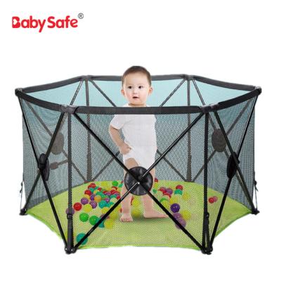 China Modern high quality package and play portable baby safety playpen for sale