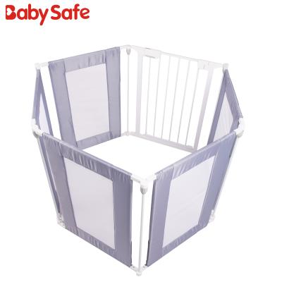 China Can add baby safety yard play cotton mattress China OEM soft indoor and outdoor foldable playpen for sale