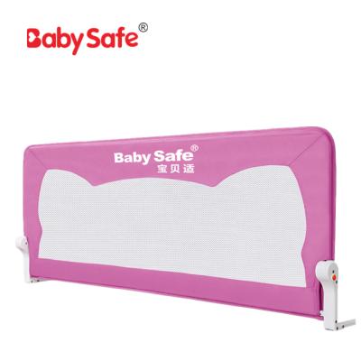 China ABS+Metal+Cloth Design Kids Protective Bed Rails Baby Safety Products Crib Rail for sale