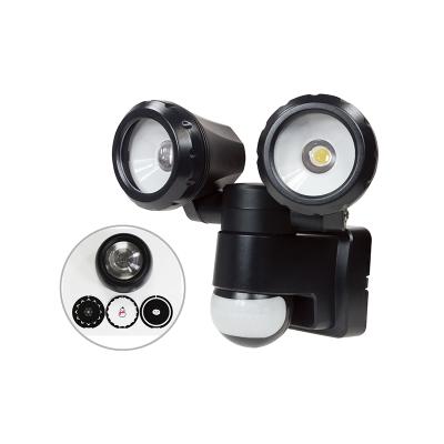 China Balcony Corridor Yard Parking Lot Beam Motion LED Spot Light Adjustable Plastic Wall Lamp etc. 10W with sensor black for sale