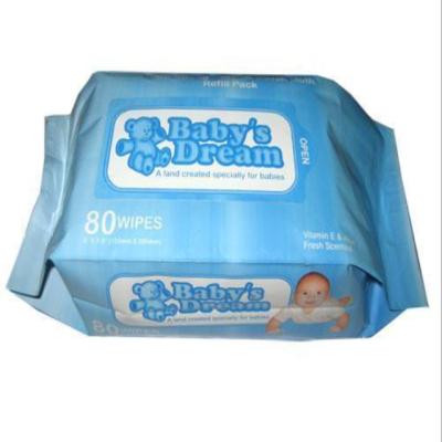 China Baby Wipes Soft Nonwoven Skin Care High Quality Baby Wet Wipes for sale