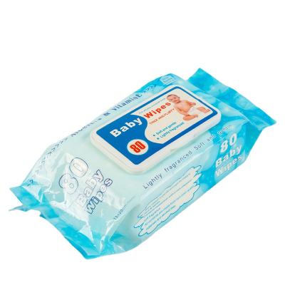 China Weight 40g Mini Can Reusable Lid Hypo Allergenic Baby Cleaning Cloth Manufacturers Filipino Natural Wet Care Cloths for sale