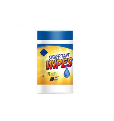 China ANTISEPTIC Hot Selling Premium Soft And Strong Lemon Scent Barrel Wet Wipes for sale